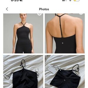 Lululemon Athletica Black Halter Top